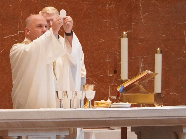 Adoration at St. Bernard