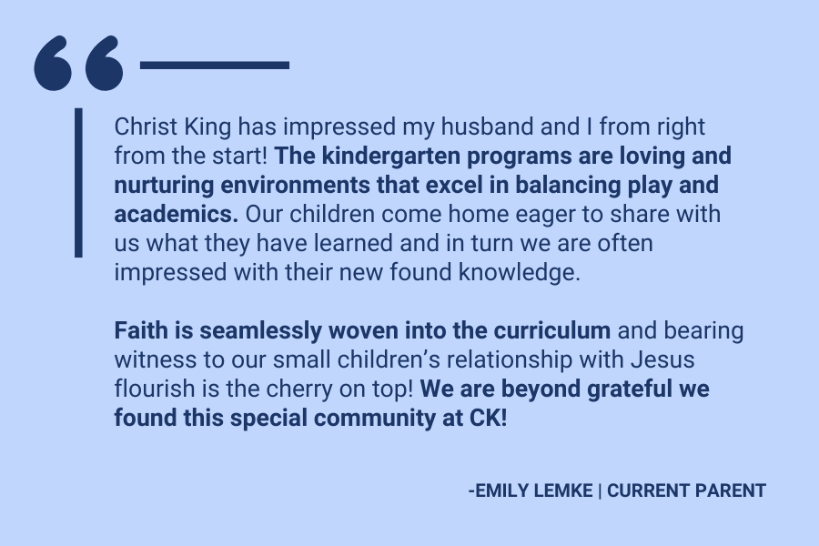 We are beyond grateful we found this special community at CK!